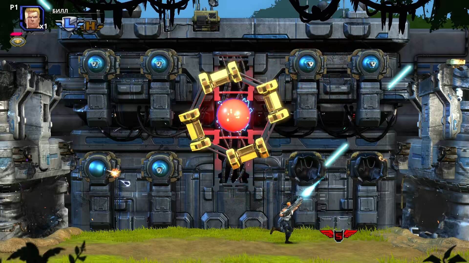 Contra Operation Galuga - геймплей игры Windows